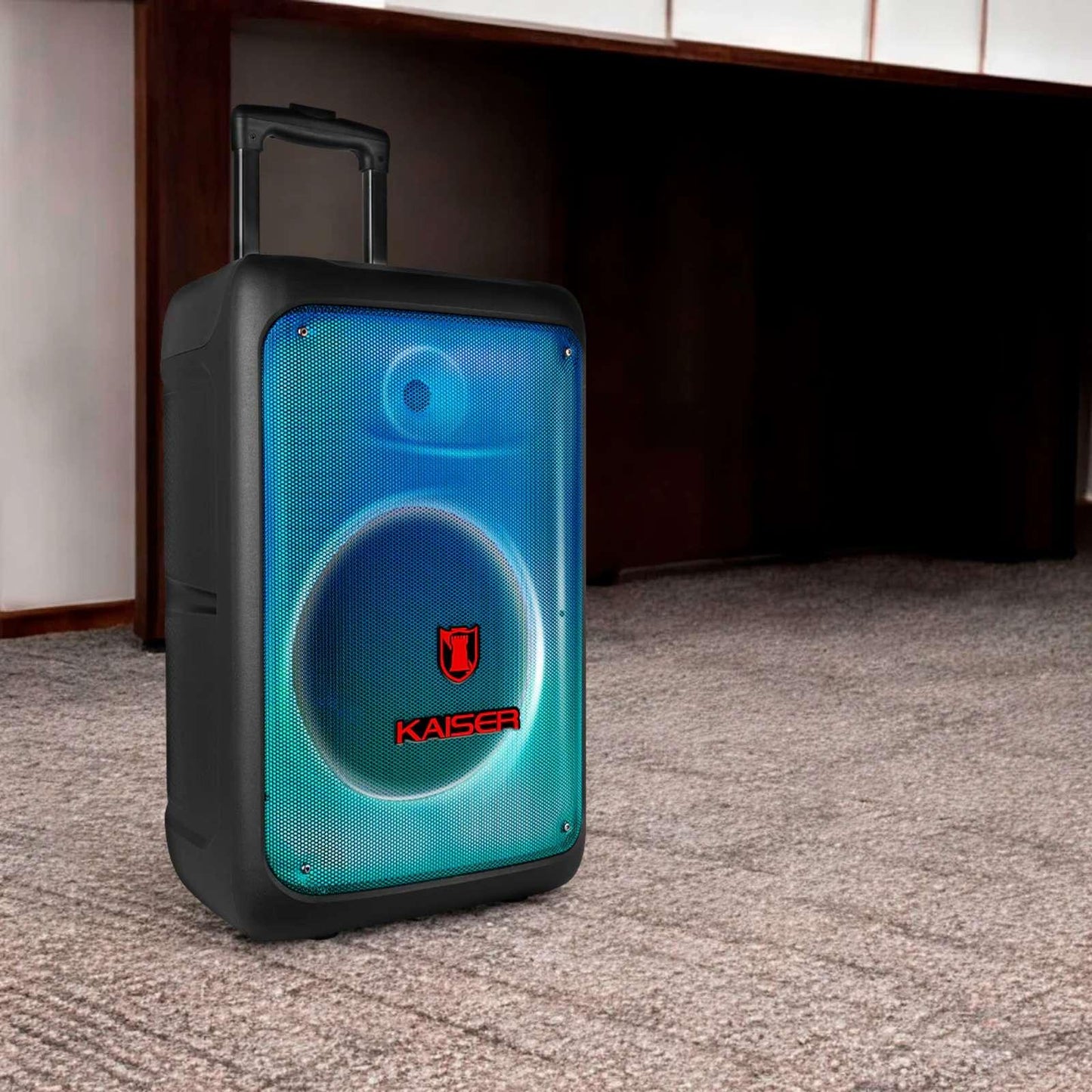 Bafle Recargable Kaiser 12 Pulgadas con Micrófono KSW-3012