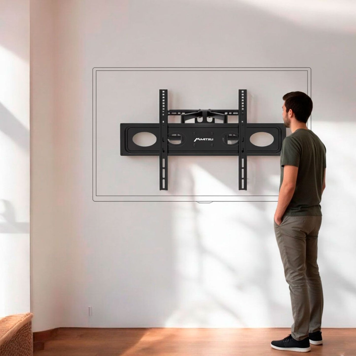 Soporte para Pantalla Móvil Mitzu 32 a 70 Pulgadas LCD-3270