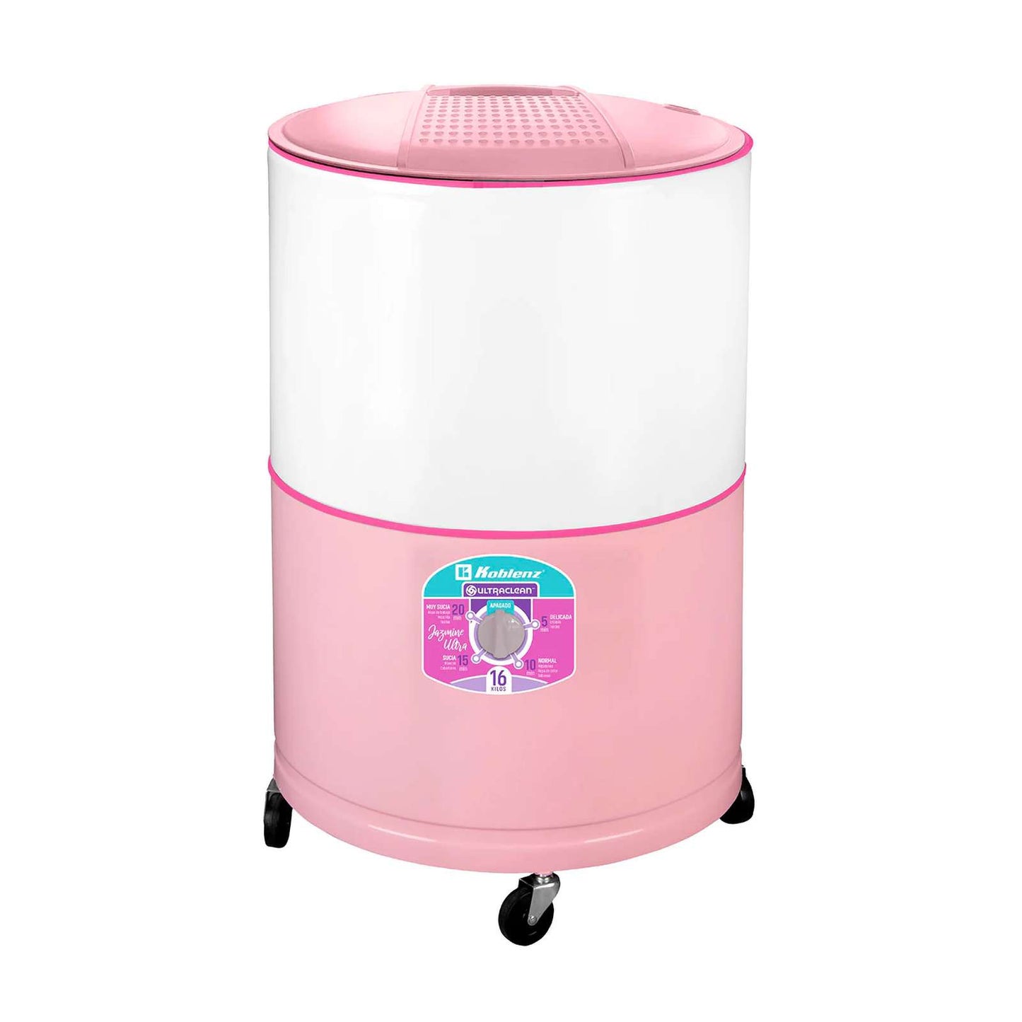 Lavadora de Polea Koblenz 16 Kilos Rosa LRK-16R