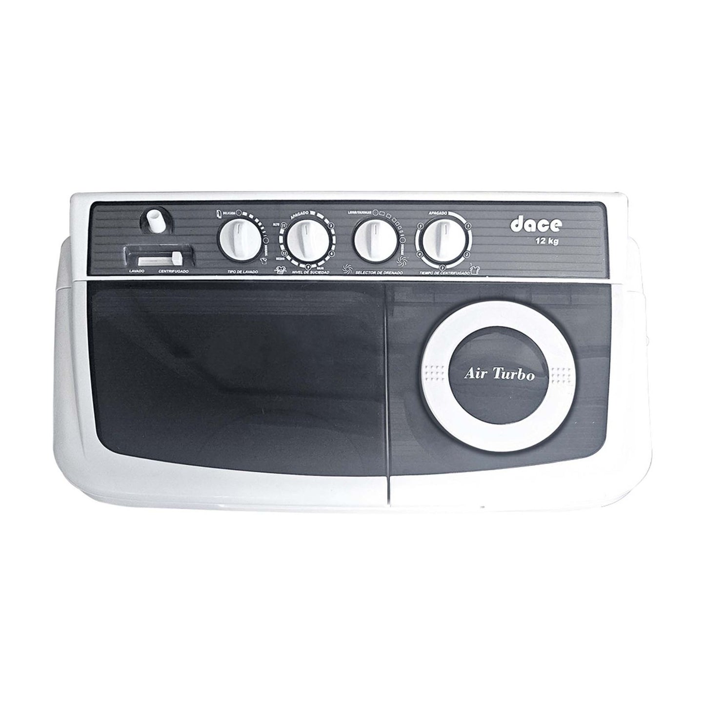Lavadora Doble Tina Dace 12/6 Kilos Blanca LS1208G