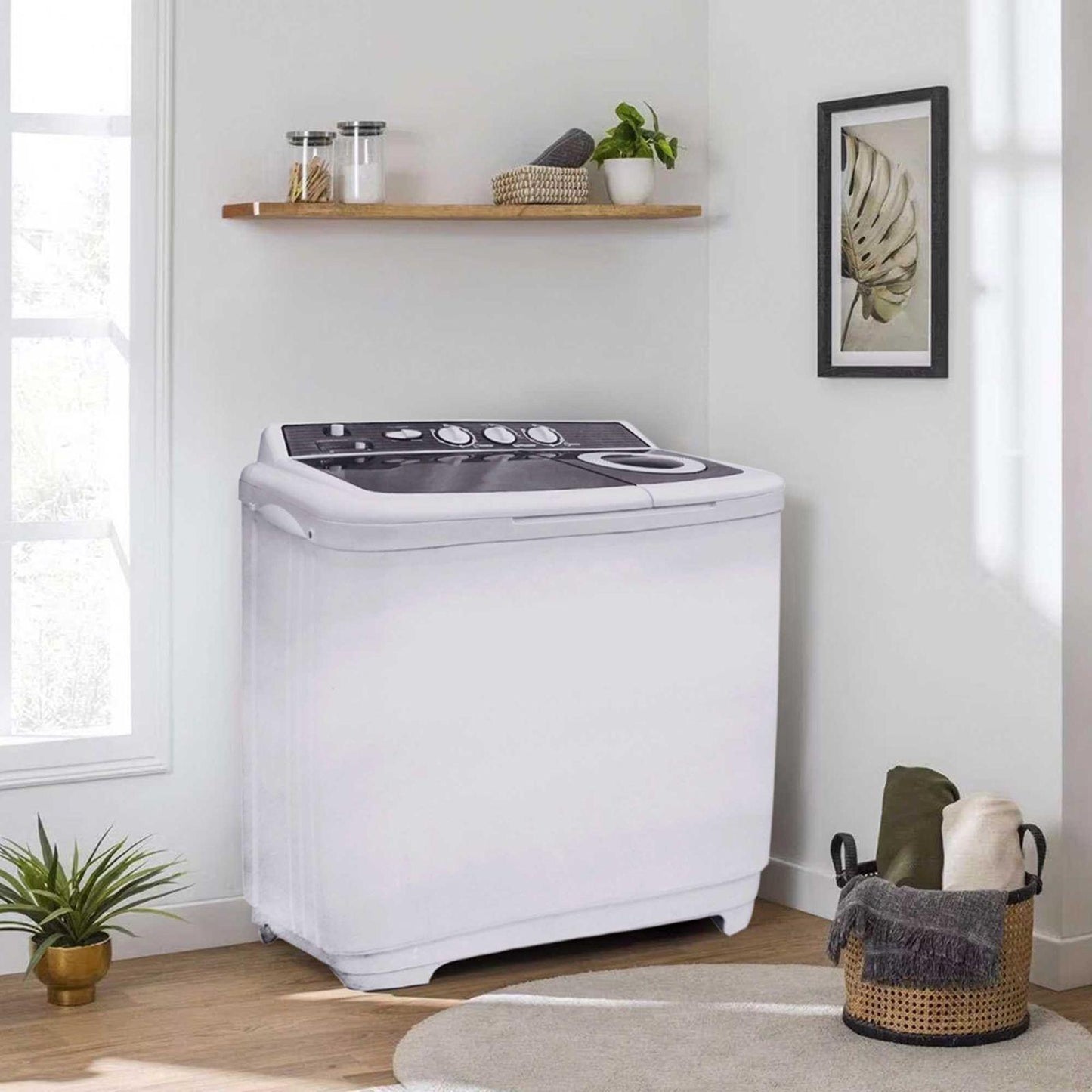 Lavadora Doble Tina Dace 12/6 Kilos Blanca LS1208G