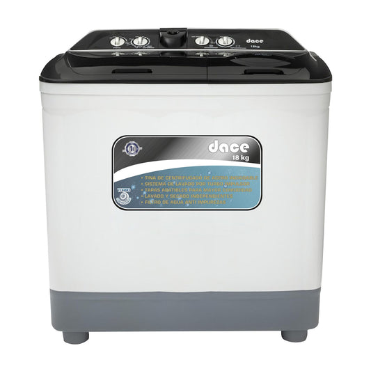 Lavadora Dace 18 Kilos Doble Tina Blanca LS1801S