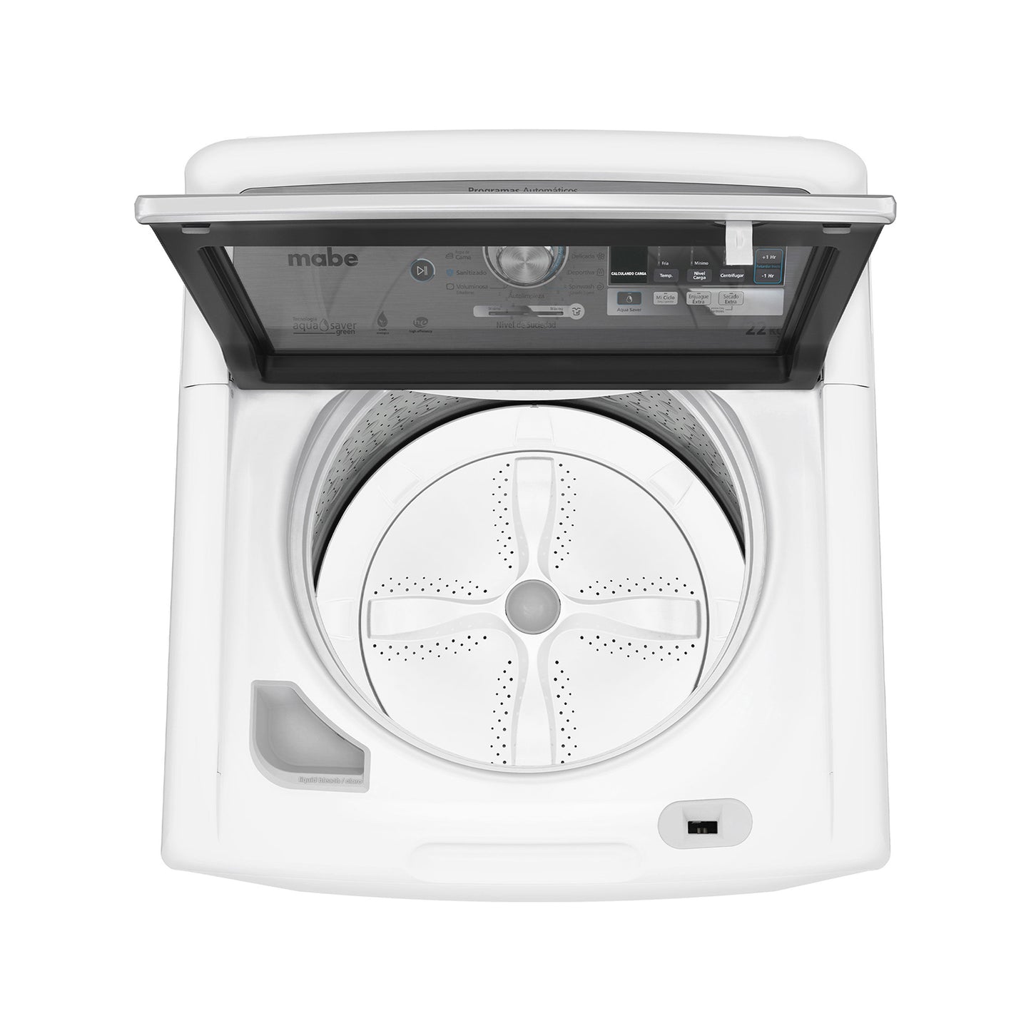 Lavadora Mabe 22 Kilos Carga Superior Blanca LMH72201WBAB1
