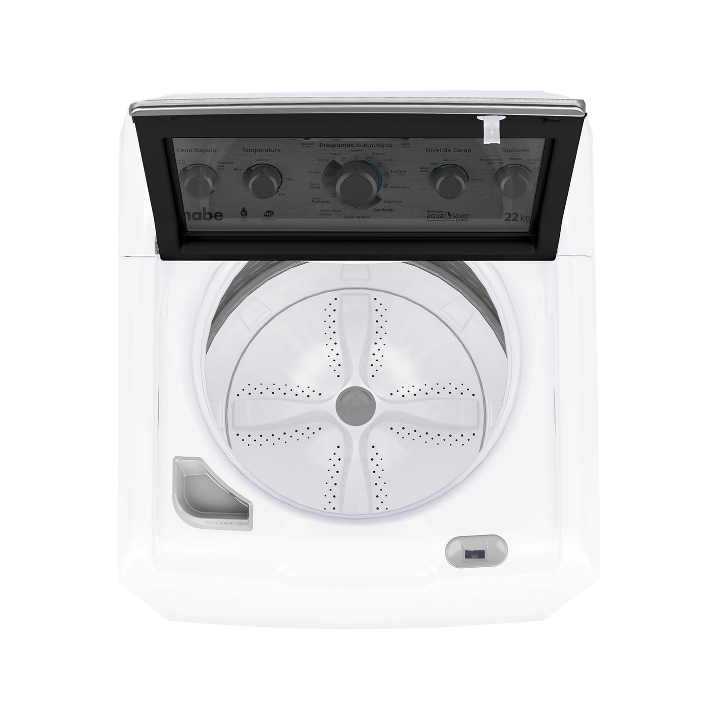 Lavadora Mabe 22 Kilos Carga Superior Blanca LMH72205WBAB1