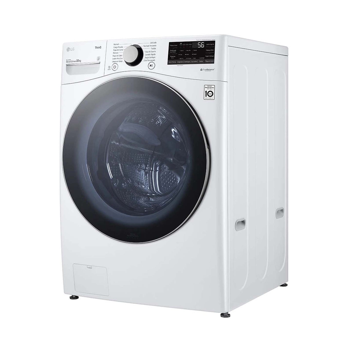 Lavadora Carga Frontal LG 22 Kilos WM22WV26SR