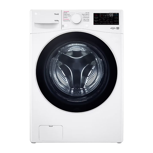 Lavasecadora LG 16/8 Kilos Carga Frontal Blanca WD16WG2S6P