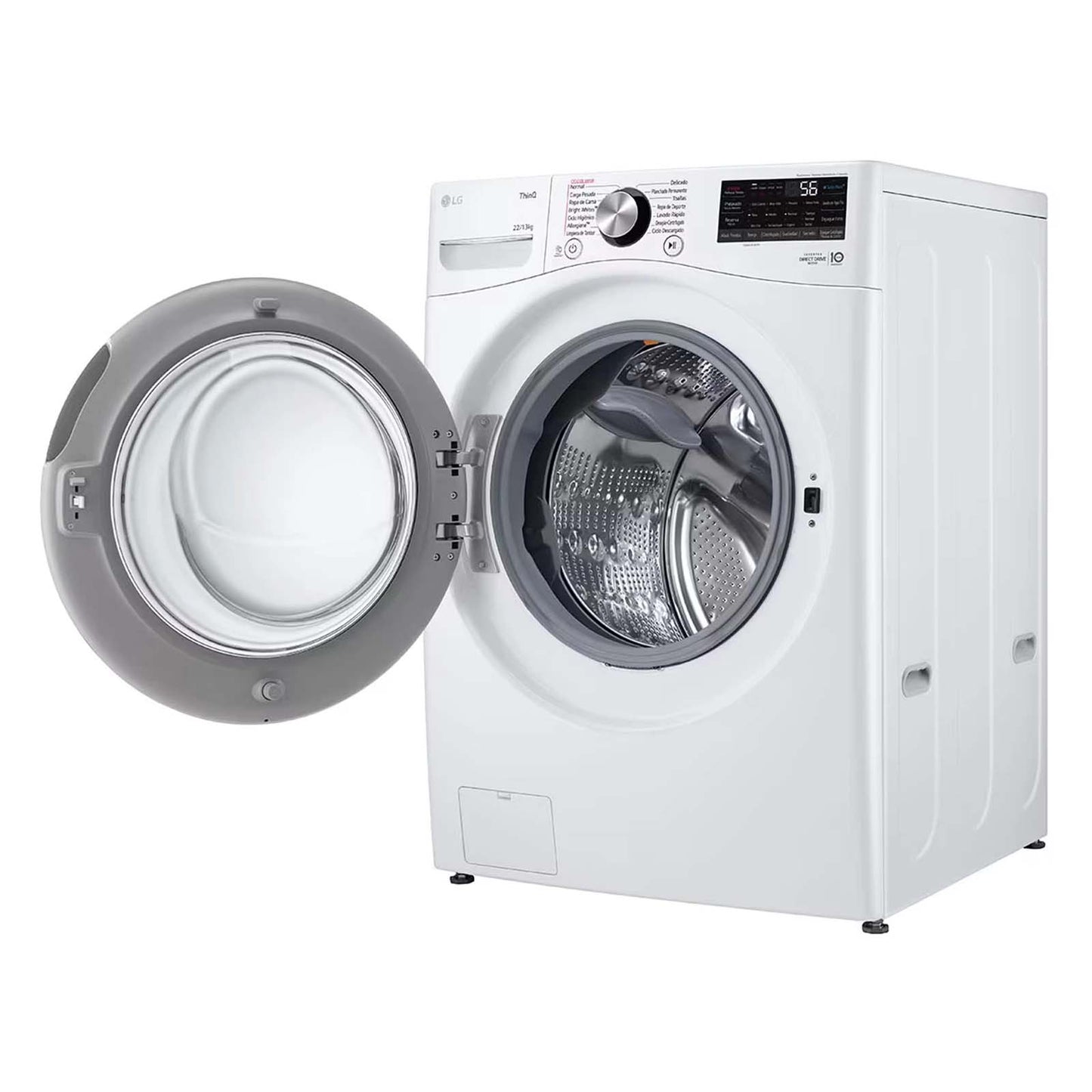 Lavasecadora LG 22/13 Kilos Carga Frontal Blanca WD22WV26R