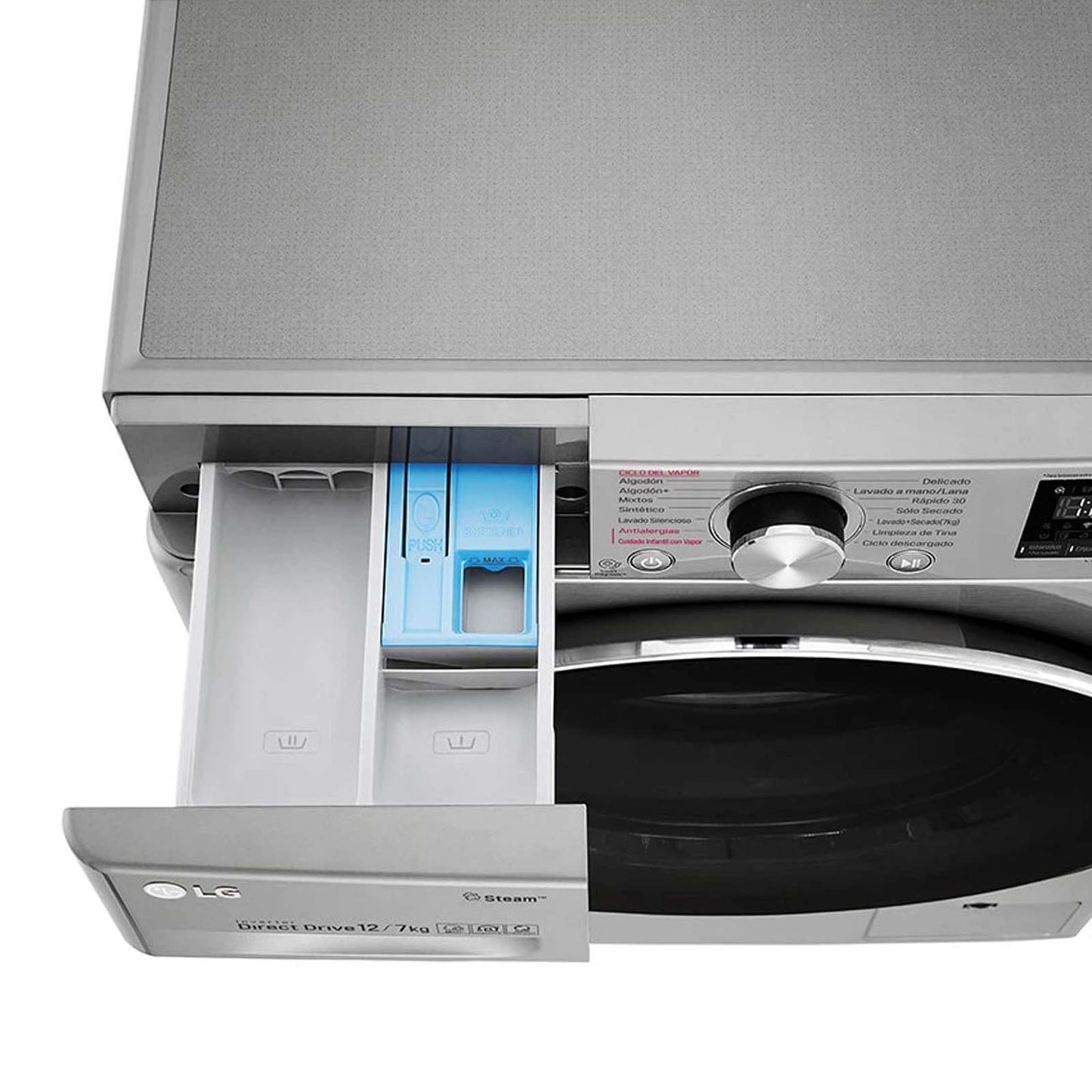 Lavasecadora Inteligente LG 12/7 Kilos Carga Frontal Motor Inverter WD12VVC4S6S