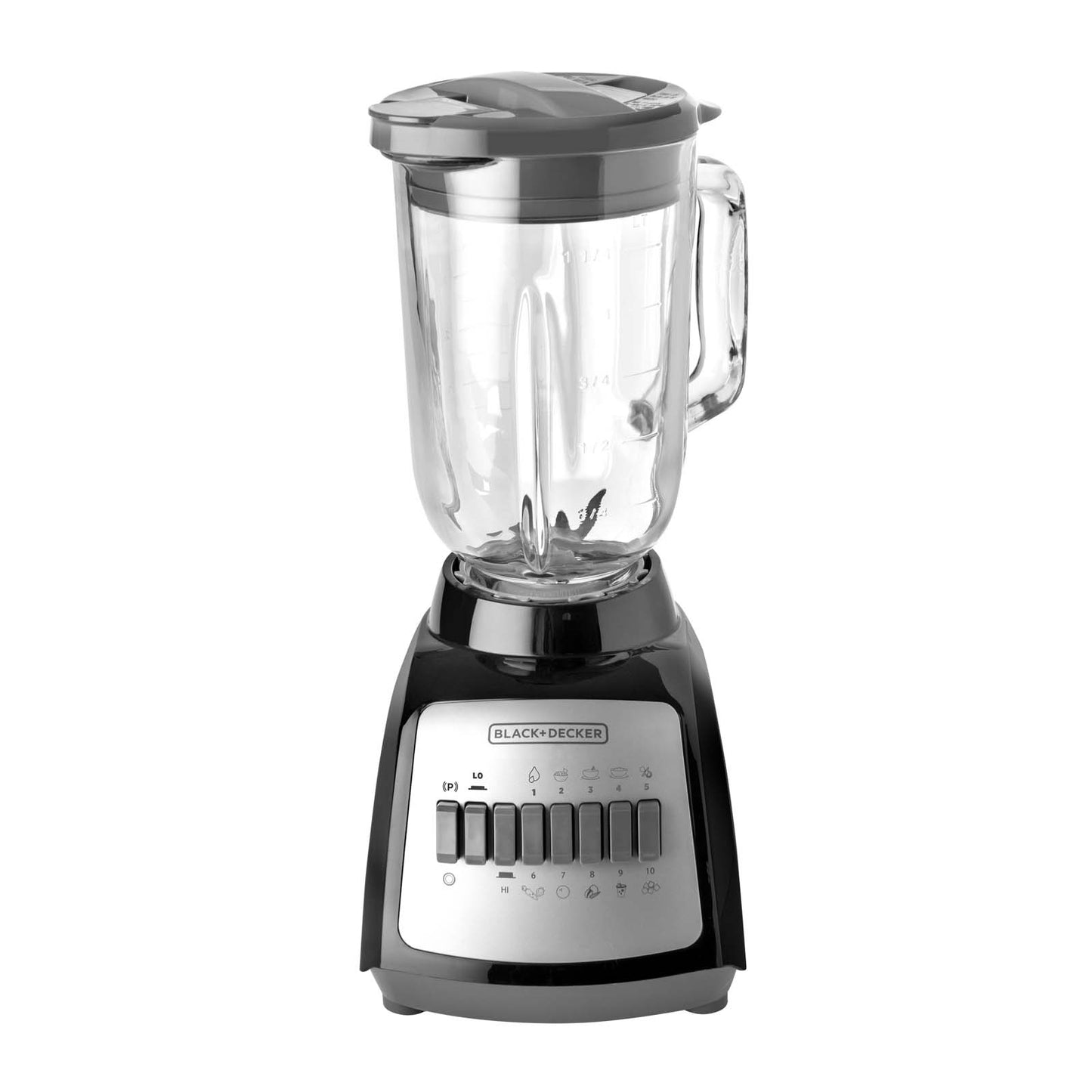 Licuadora Black+Decker Vaso de Vidrio 1.25 Litros BLBD210G-NEGR
