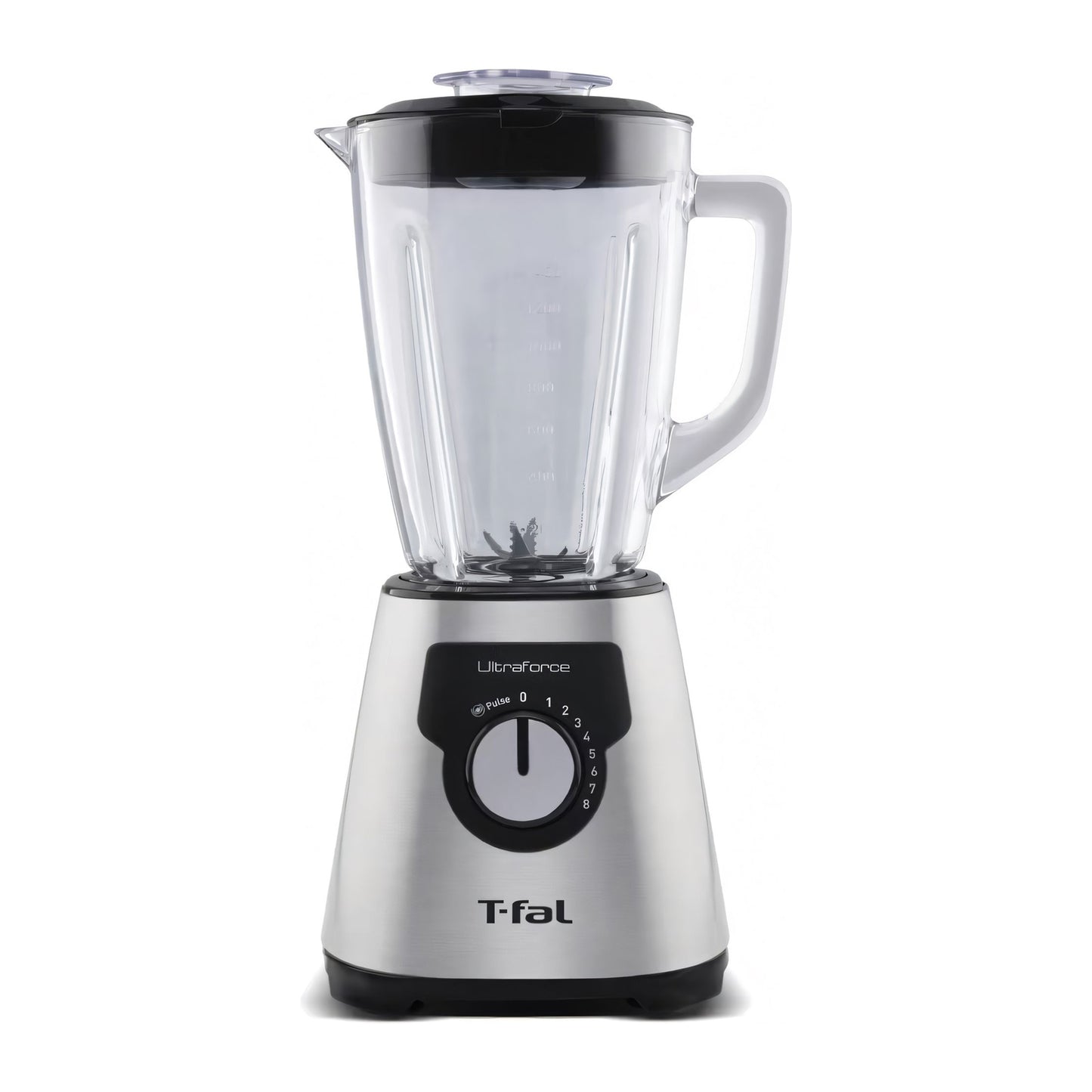 Licuadora Tfal Ultraforce Vaso de Vidrio 2.2 Litros 8 Velocidades Gris LN328DMX