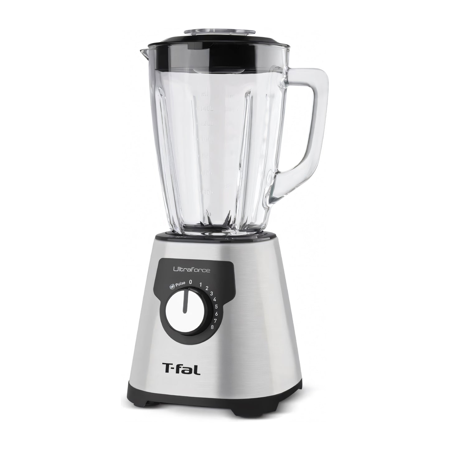 Licuadora Tfal Ultraforce Vaso de Vidrio 2.2 Litros 8 Velocidades Gris LN328DMX