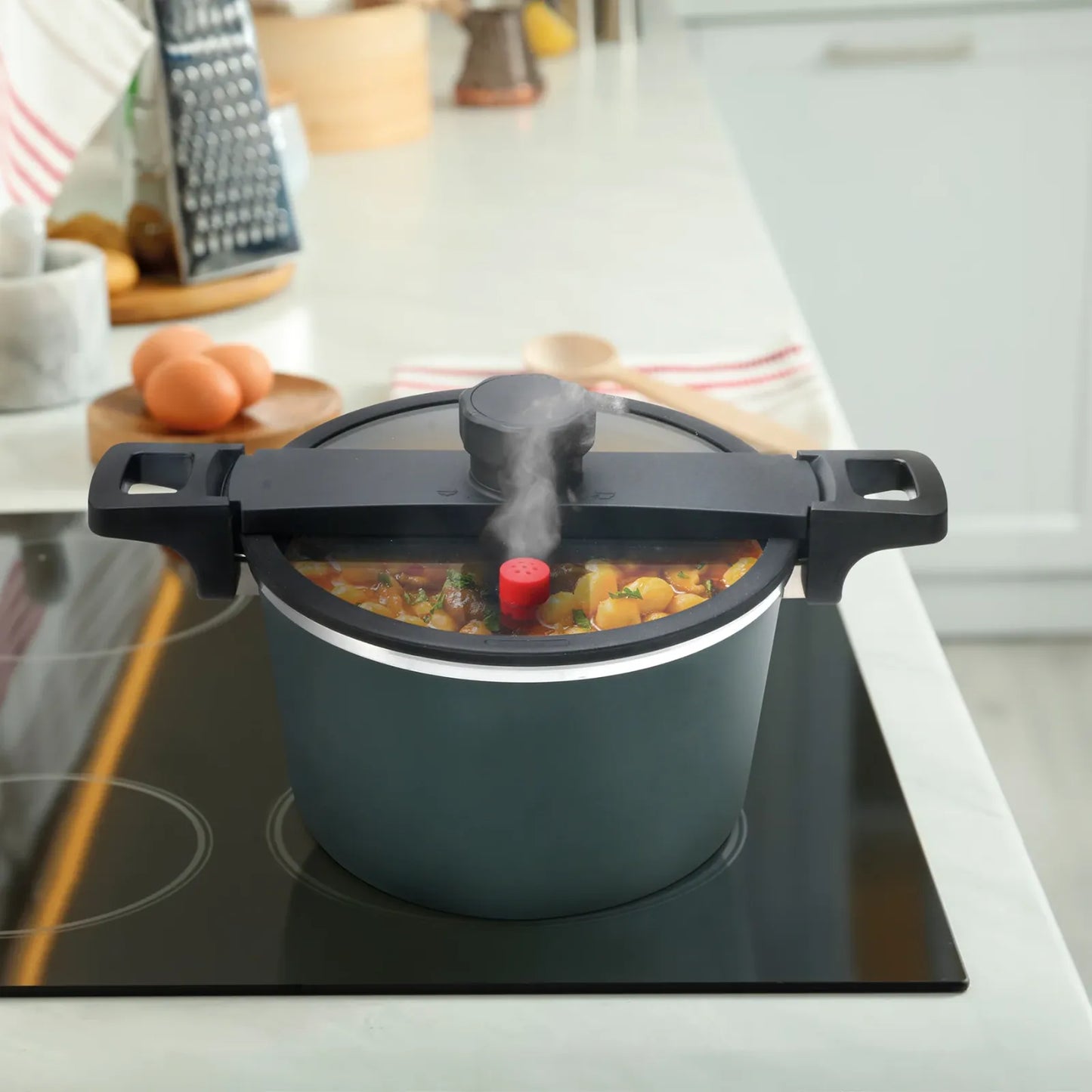 Olla de Presión MasterChef 5 Litros Verde MA-LPC-65