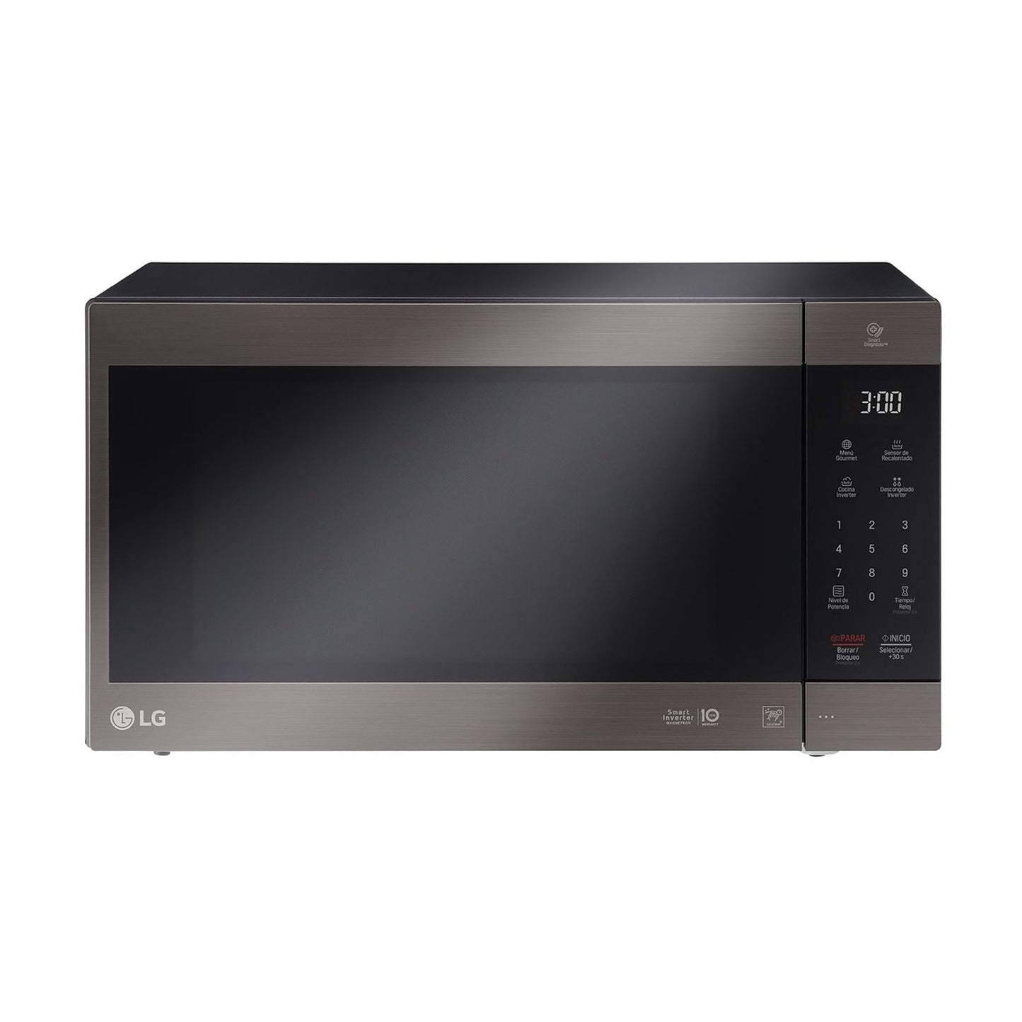 Horno de Microondas Smart Inverter LG 2 Pies Cúbicos Negro MS2097HST