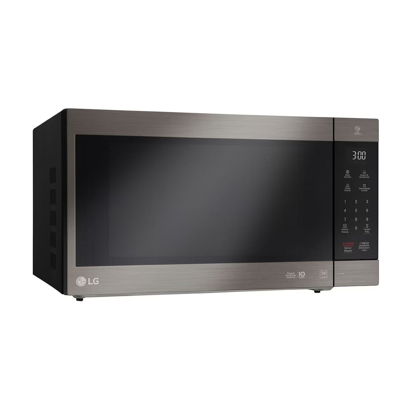 Horno de Microondas Smart Inverter LG 2 Pies Cúbicos Negro MS2097HST
