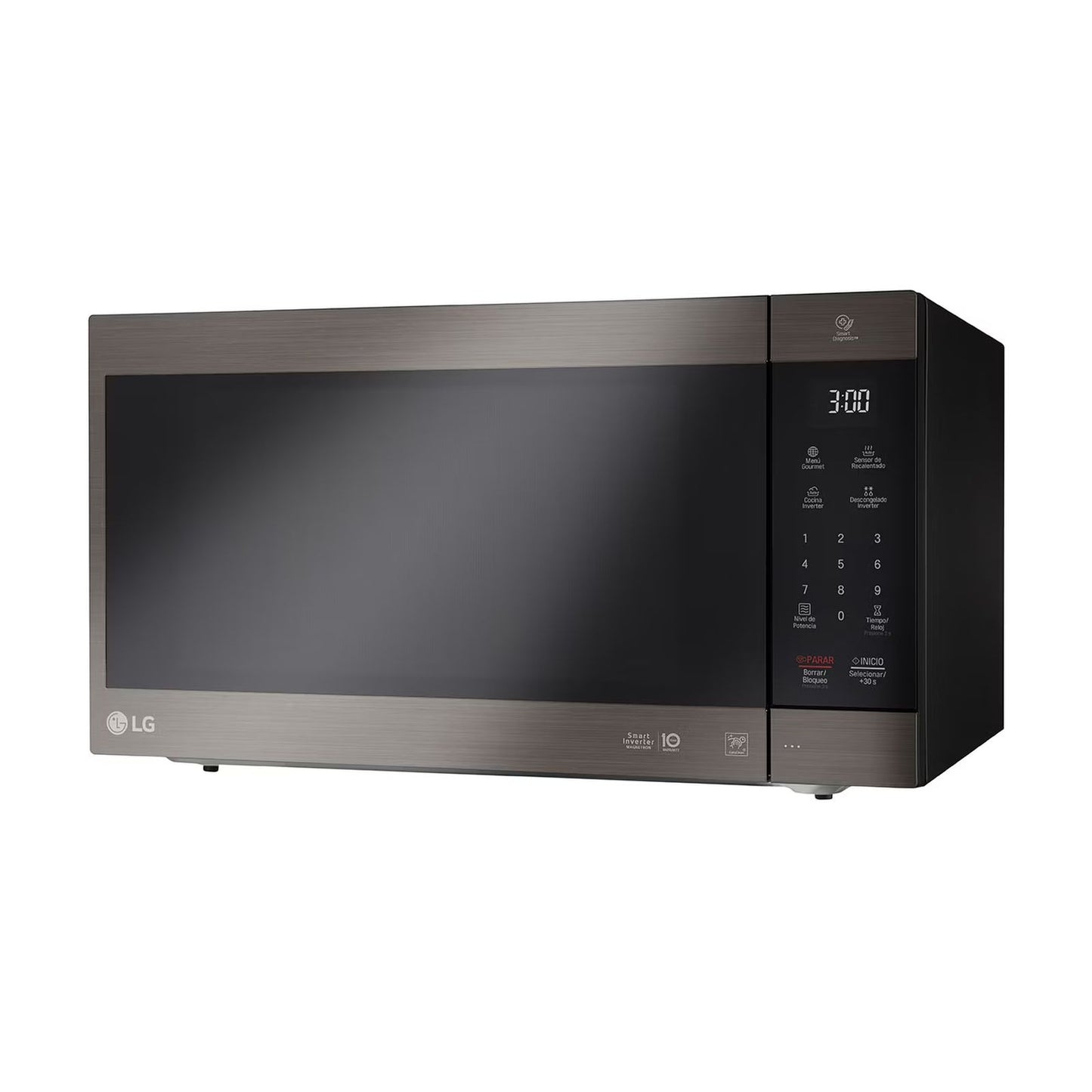 Horno de Microondas Smart Inverter LG 2 Pies Cúbicos Negro MS2097HST