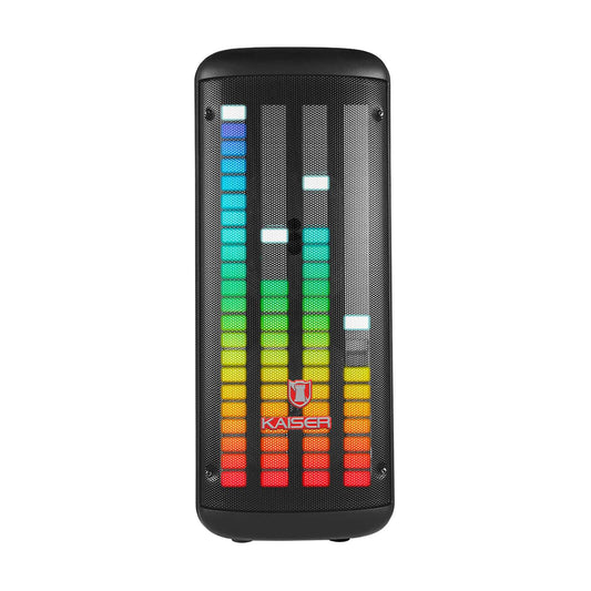 Bafle Recargable Kaiser 2x8 Pulgadas con Micrófono MSA-0109