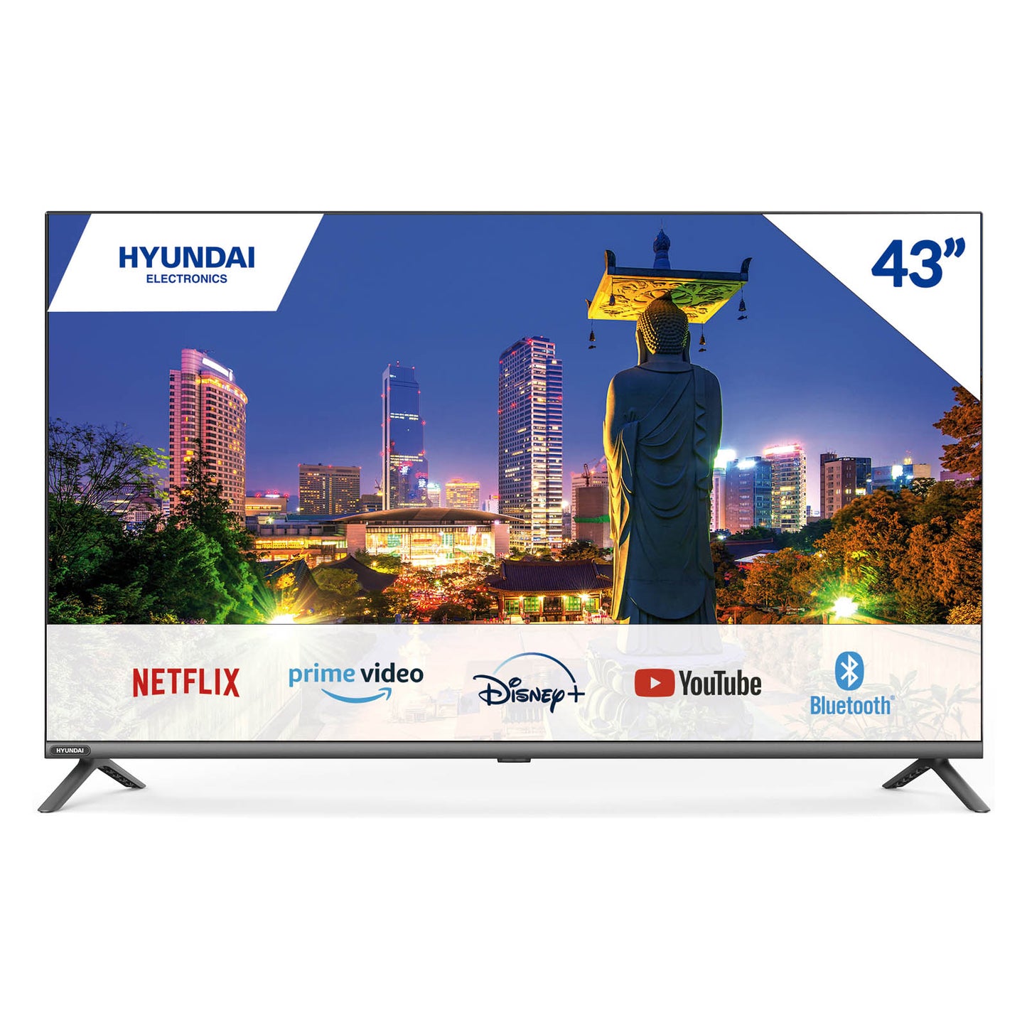 Televisión Pantalla 43 Pulgadas Hyundai Android TV FHD HYLED4321AIM