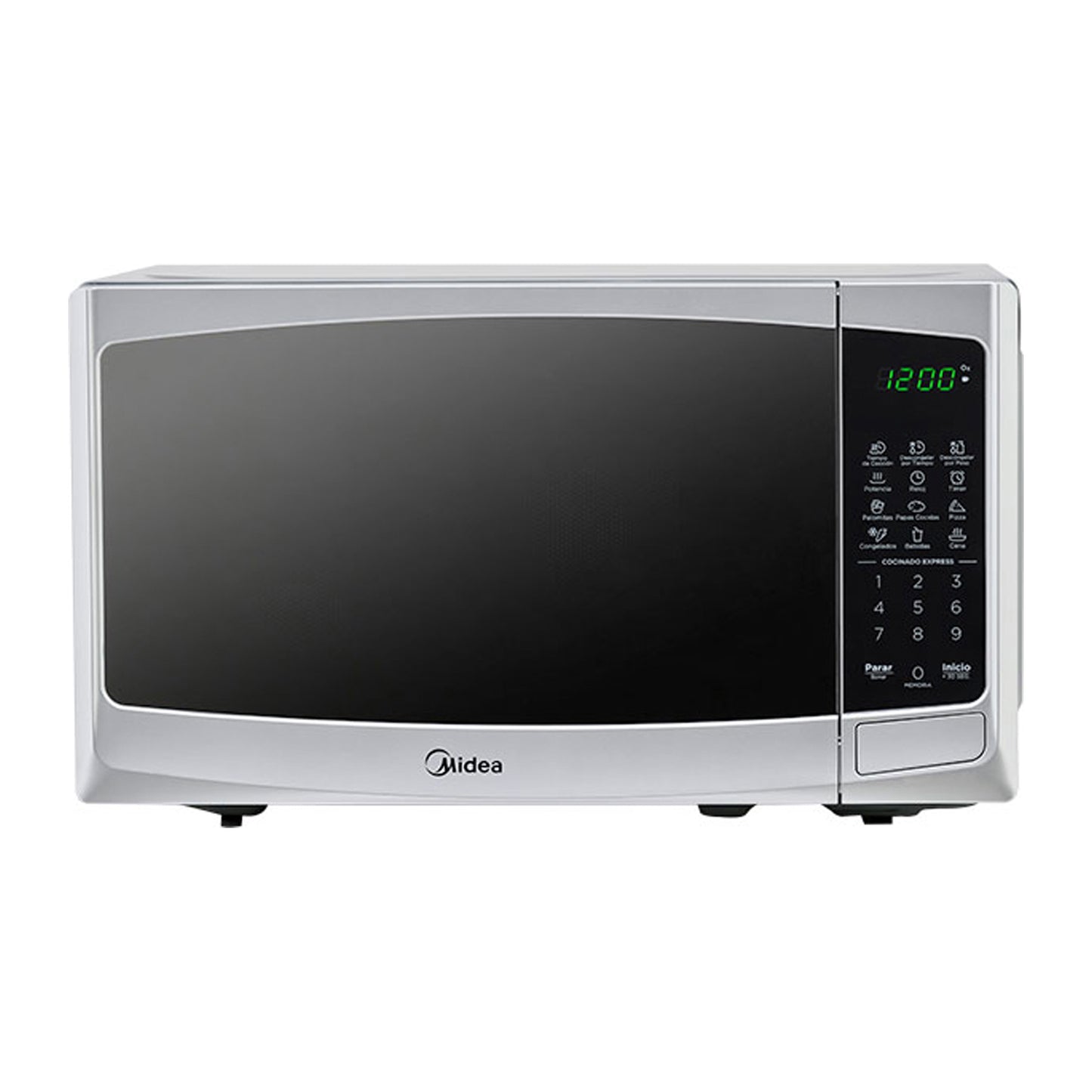 Microondas Midea 0.7 Pies Cúbicos Gris MMDP07S2BG