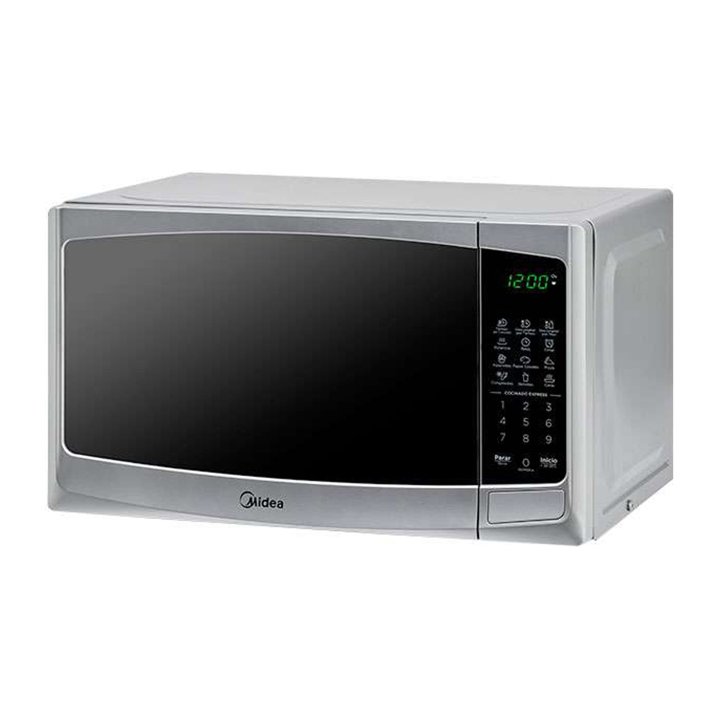 Microondas Midea 0.7 Pies Cúbicos Gris MMDP07S2BG