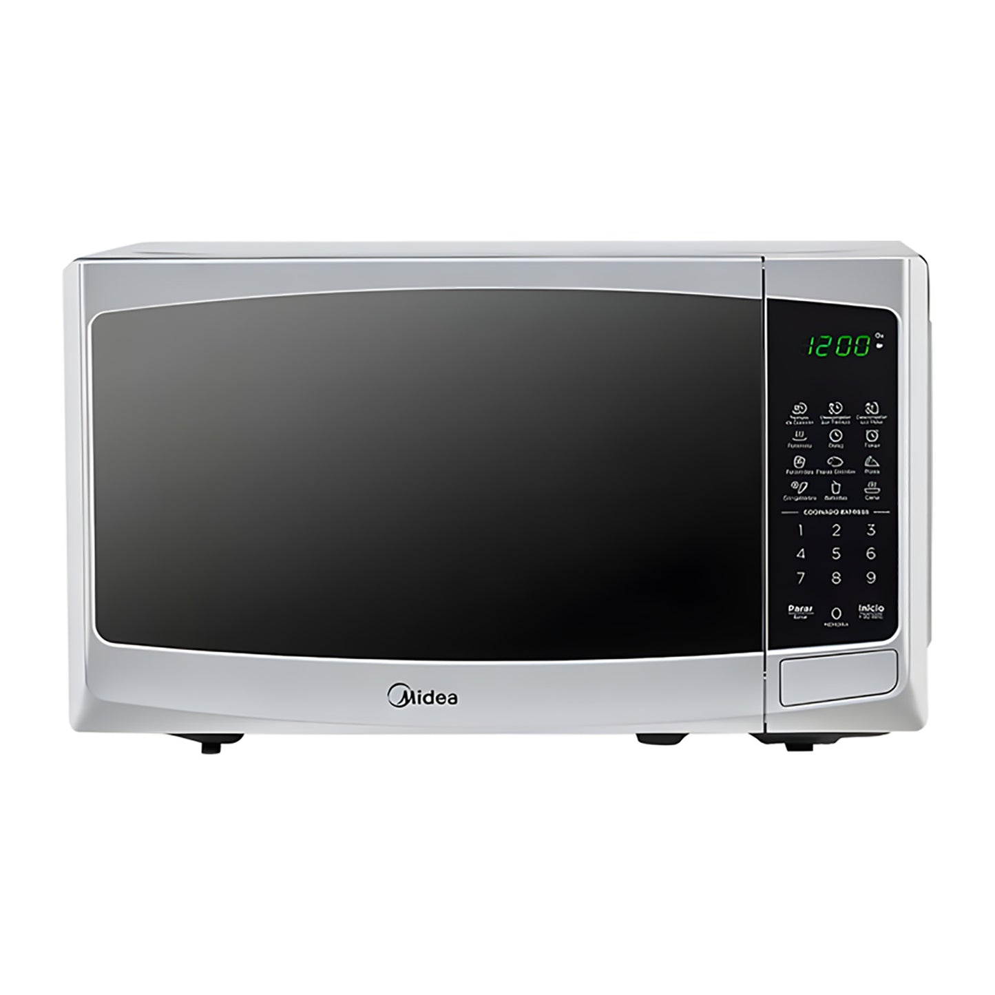 Horno de Microondas Midea 1.1 Pies Cúbicos Gris MMDP11S2BG