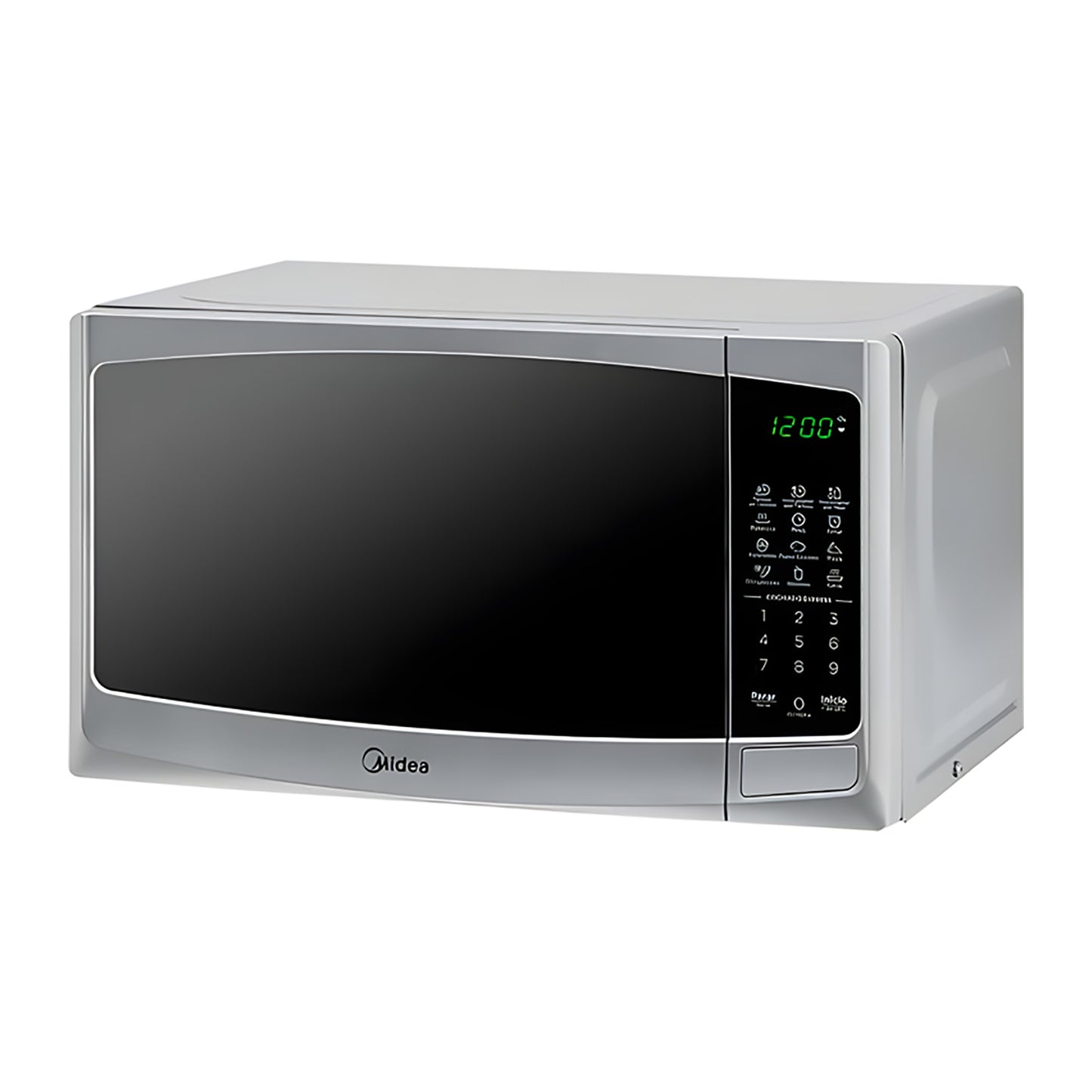 Horno de Microondas Midea 1.1 Pies Cúbicos Gris MMDP11S2BG