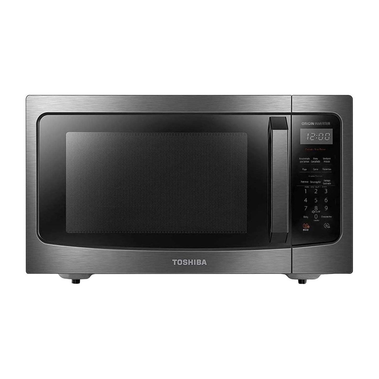 Horno de Microondas Toshiba 1.2 Pies Cúbicos Stainless Steel TML12S2EBSS