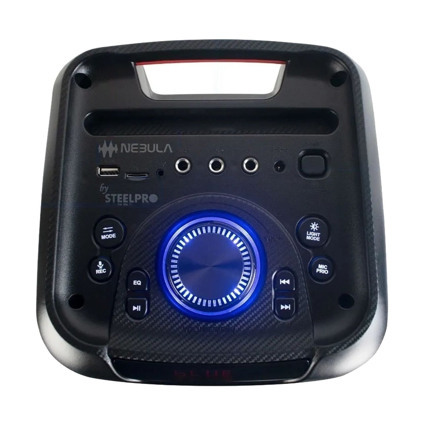 Bocina Bluetooth Portátil Steelpro Nebula 2x8 Pulgadas