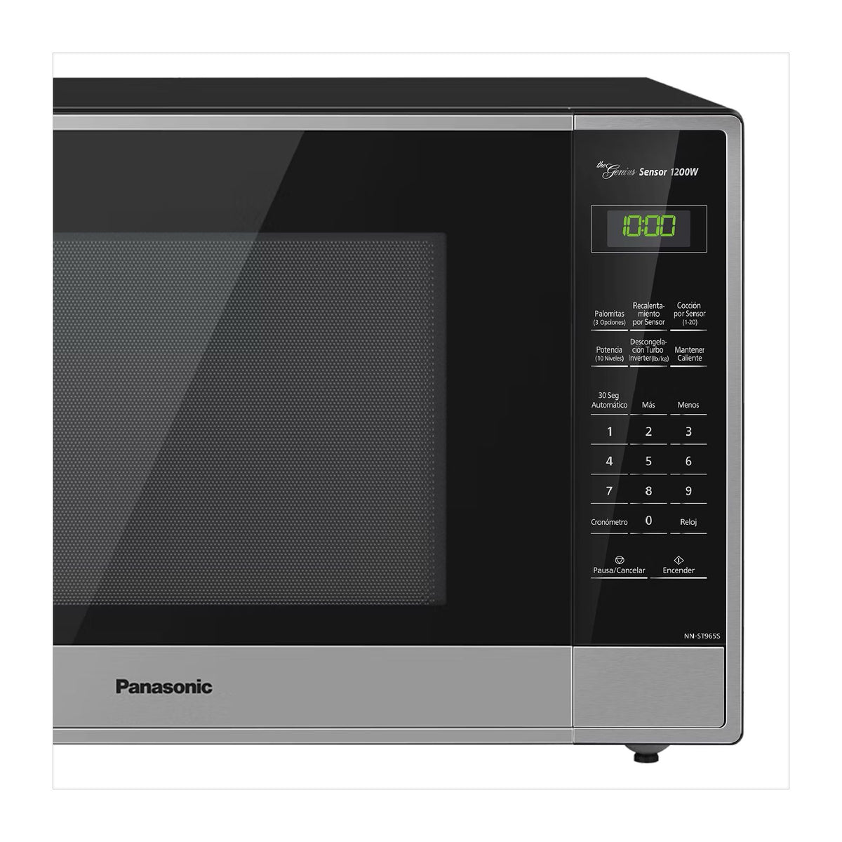 Horno de Microondas Panasonic 2.2 Pies Cúbicos Inverter Negro NN-ST965SRPH