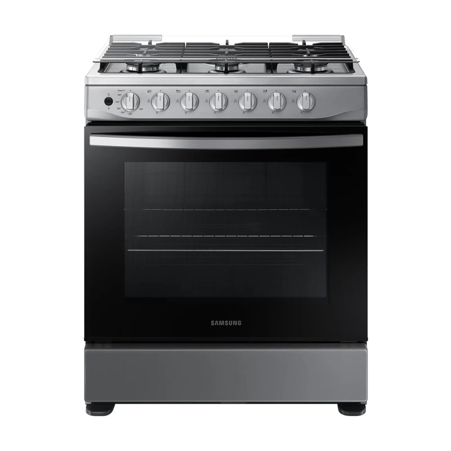 Estufa de Piso Samsung 30 Pulgadas 6 Quemadores Gris NX52D3000MV