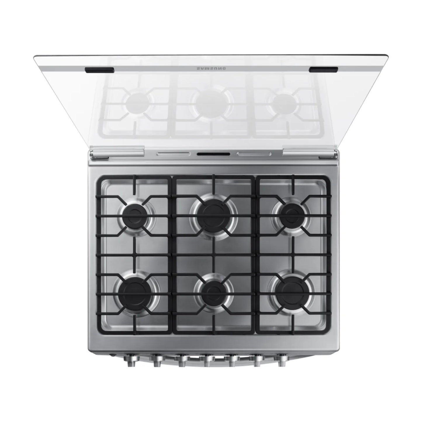 Estufa de Piso Samsung 30 Pulgadas 6 Quemadores Gris NX52D3000MV