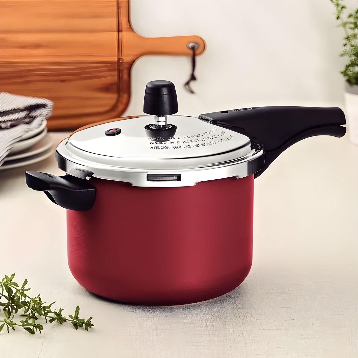 Olla de Presión Tramontina 4.5 Litros Vancouver Roja 20582-720