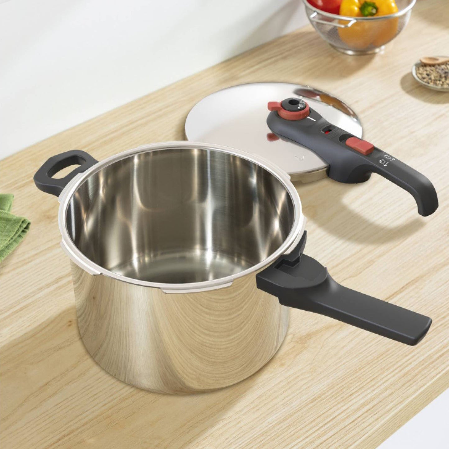 Olla de Presión T-fal 8 Litros Gris P2584403