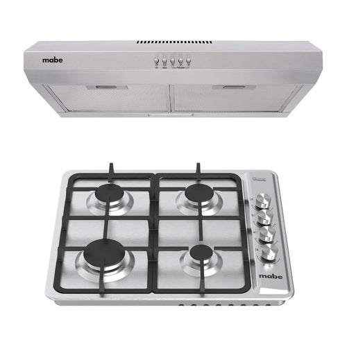 Combo Parrilla Empotrable 24 Pulgadas + Campana Mabe PM6040CM6040
