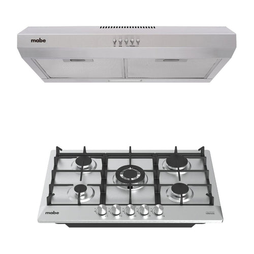 Combo Parrilla Empotrable 30 Pulgadas + Campana Mabe PM7650CM7640