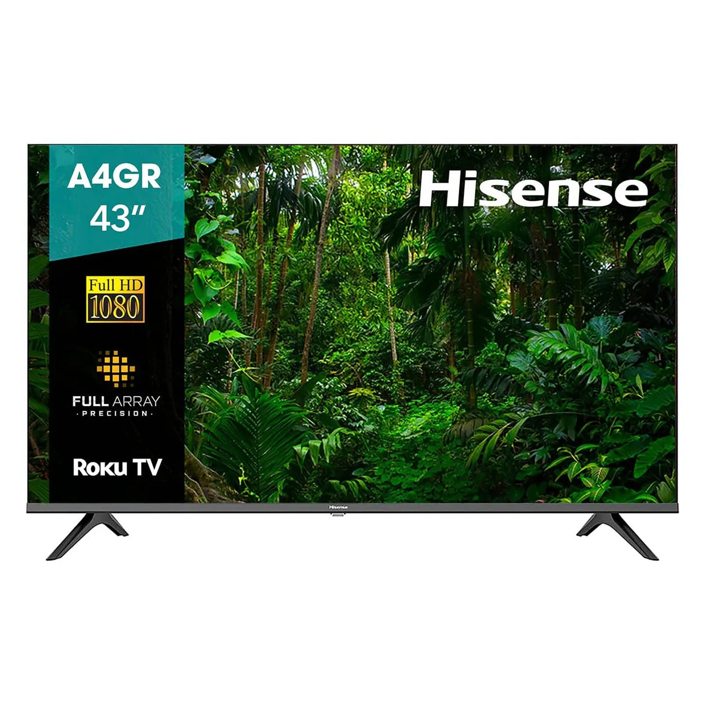 Televisión Pantalla 43 Pulgadas Hisense Roku TV FHD 43A4GR