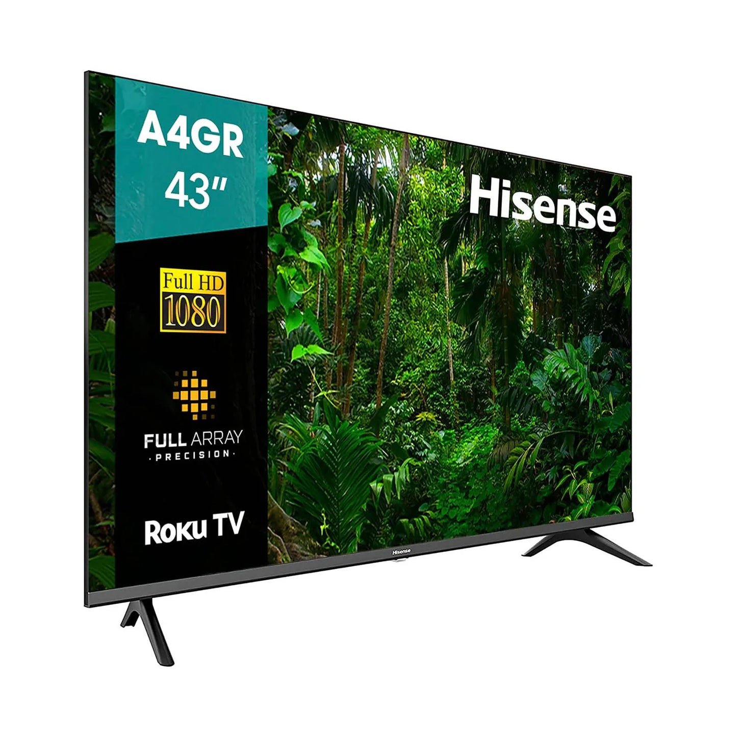 Televisión Pantalla 43 Pulgadas Hisense Roku TV FHD 43A4GR