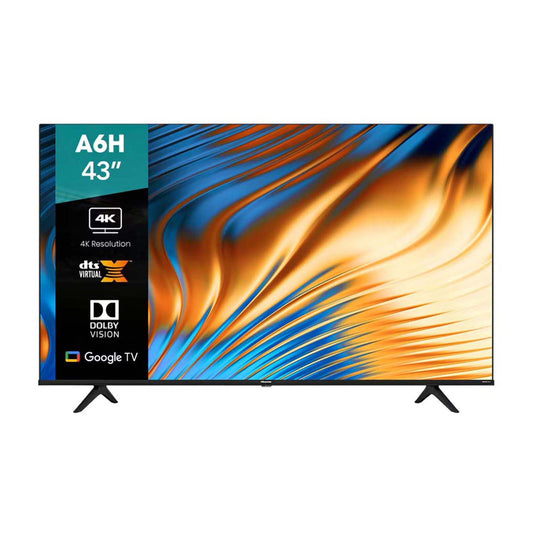 Televisión Pantalla 43 Pulgadas Hisense Google TV 4K UHD 43A6H