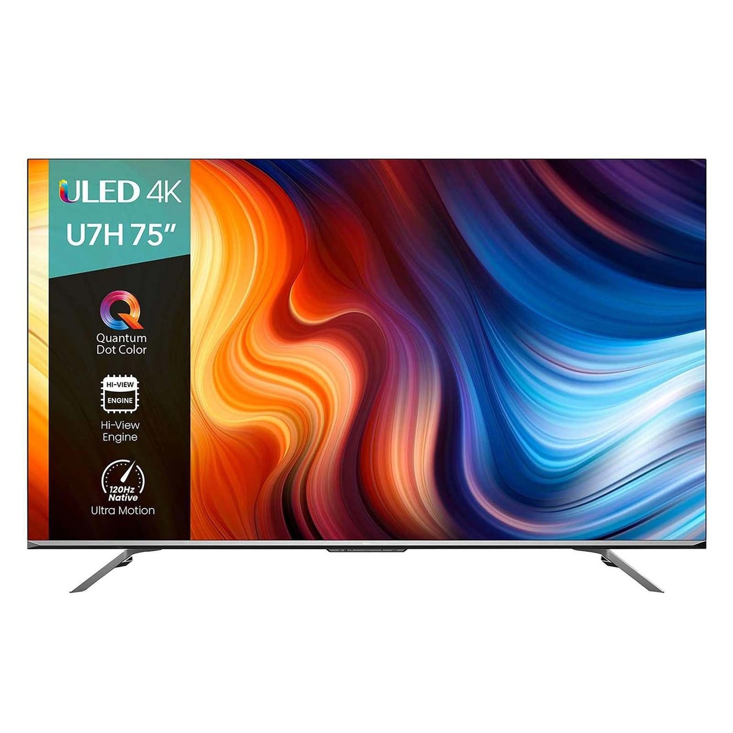 Televisión Pantalla 75 Pulgadas Hisense Google TV 4K UHD 75U7H
