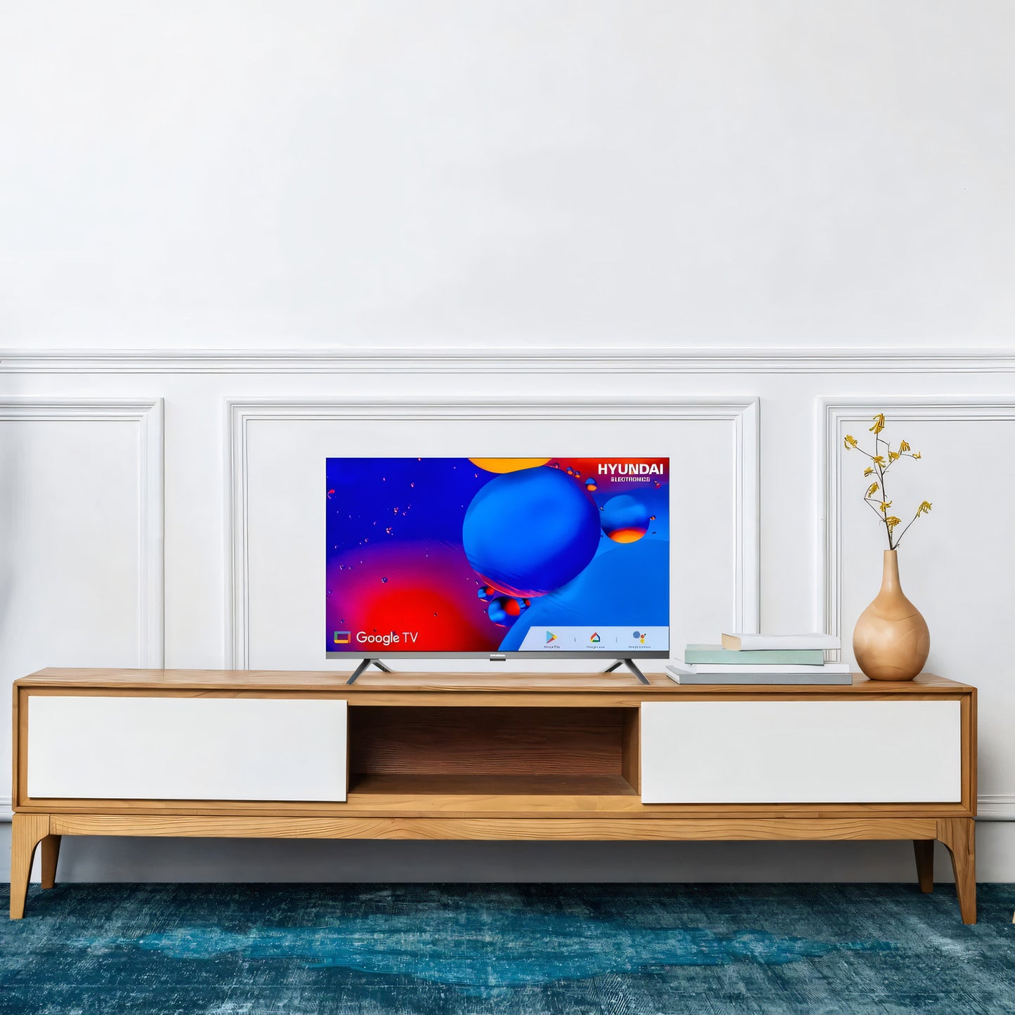Televisión Pantalla 32 Pulgadas Hyundai Google TV HD HYLED3254GIM