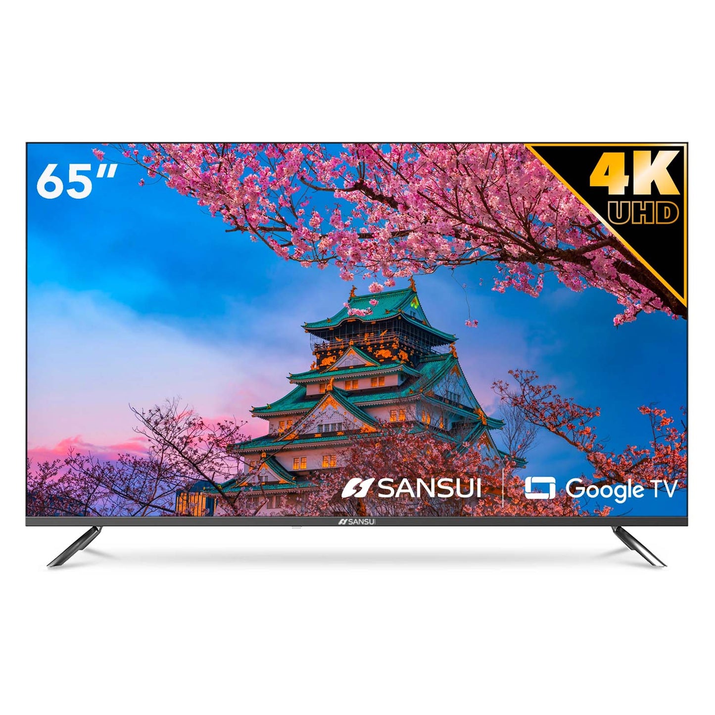 Televisión Pantalla 65 Pulgadas Sansui DLED Google TV 4K UHD SMX65VAUG