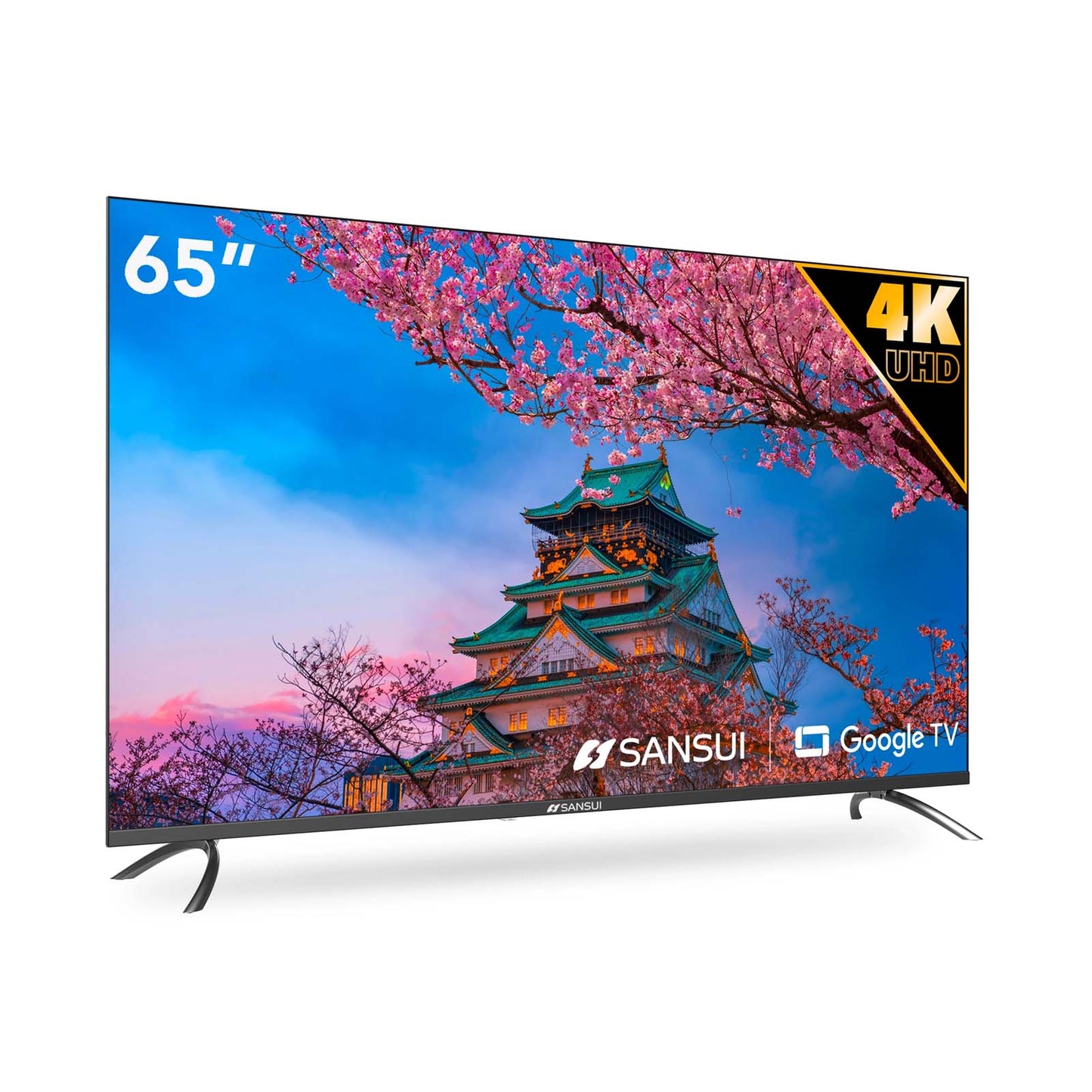 Televisión Pantalla 65 Pulgadas Sansui DLED Google TV 4K UHD SMX65VAUG