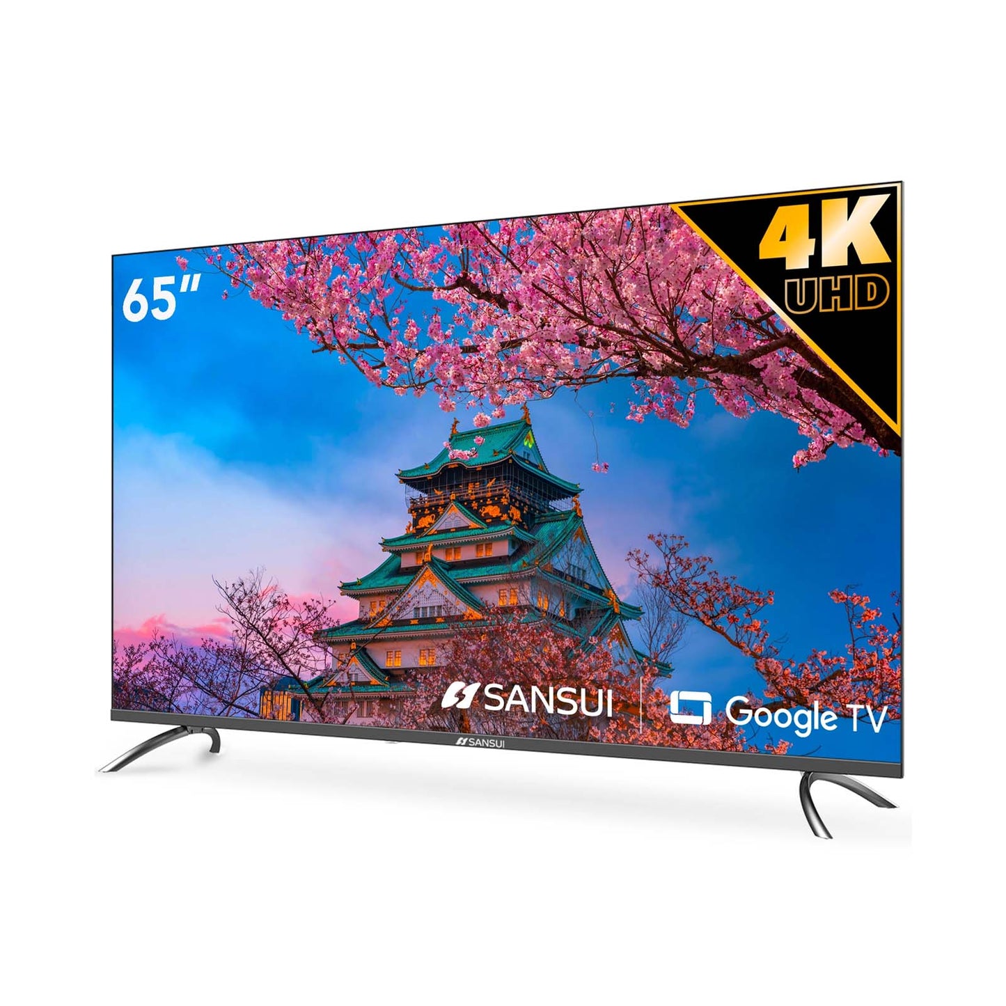 Televisión Pantalla 65 Pulgadas Sansui DLED Google TV 4K UHD SMX65VAUG
