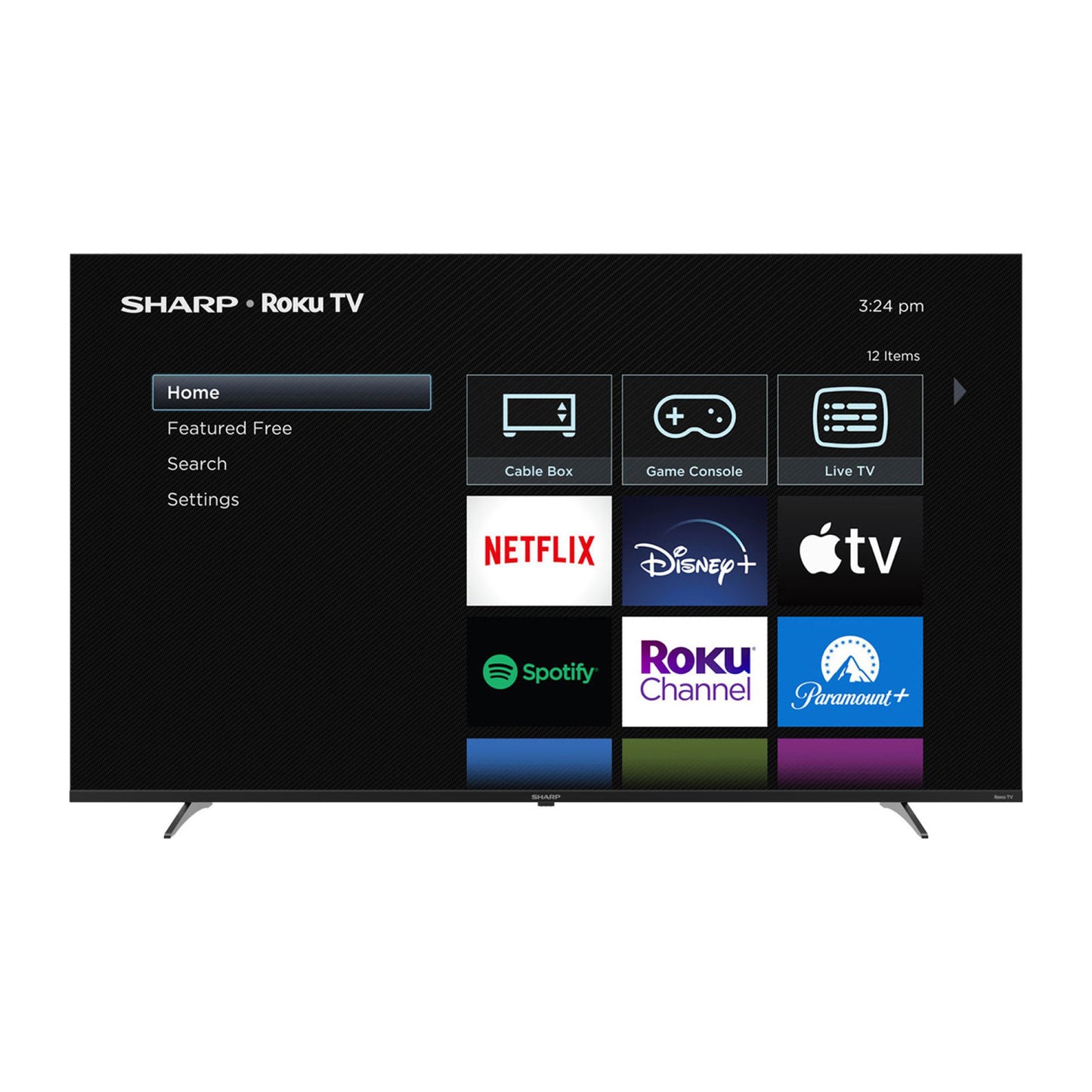 Televisión Pantalla 65 Pulgadas Sharp Roku TV 4K UHD 4TC65EL8UR