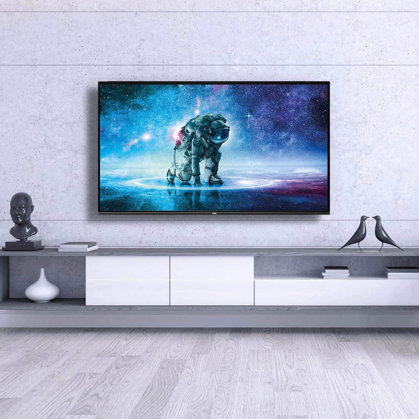 Televisión Pantalla 55 Pulgadas TCL Android TV 4K UHD 55A435