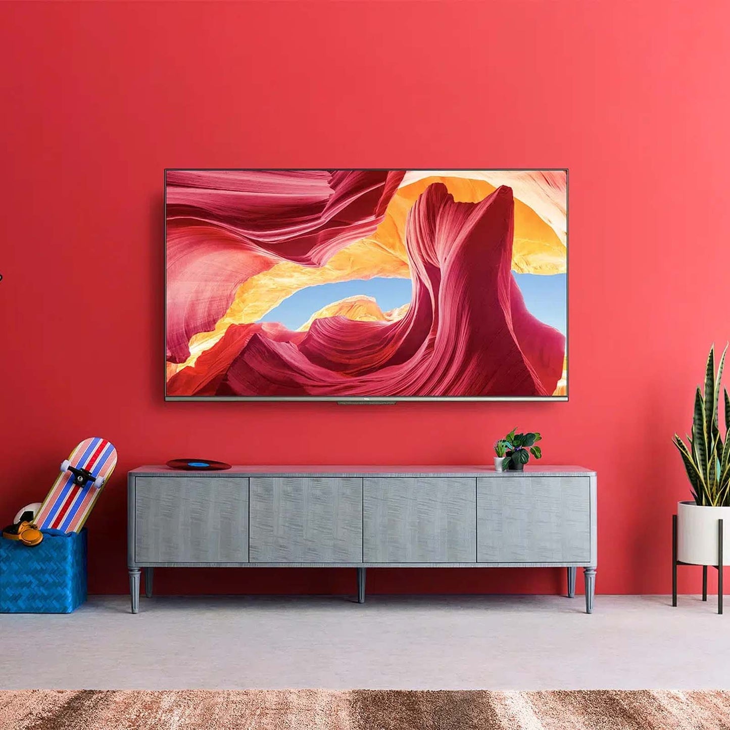 Televisión Pantalla 55 Pulgadas TCL Android TV 4K UHD 55A547