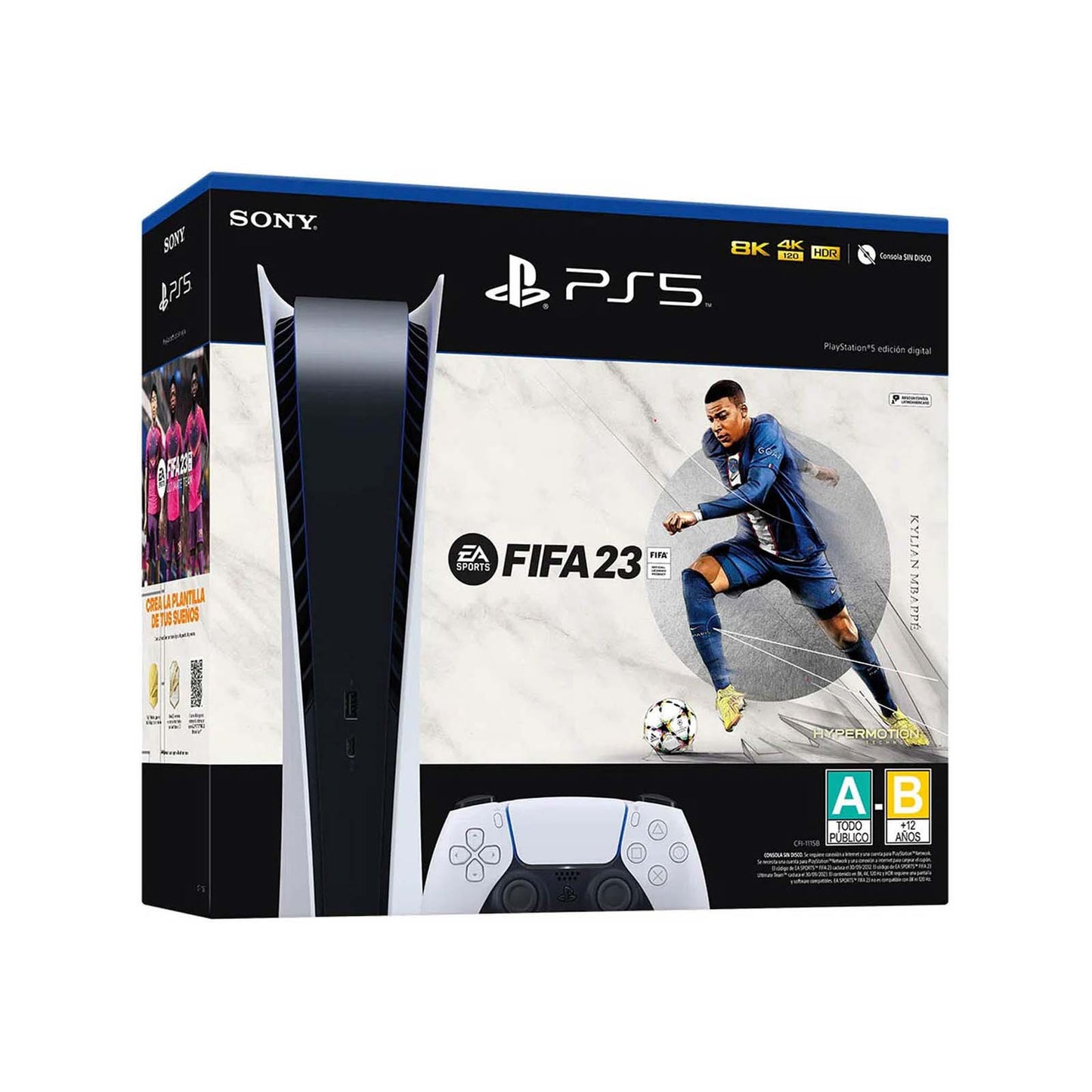 PlayStation 5 Edición Digital 825 GB + FIFA 23