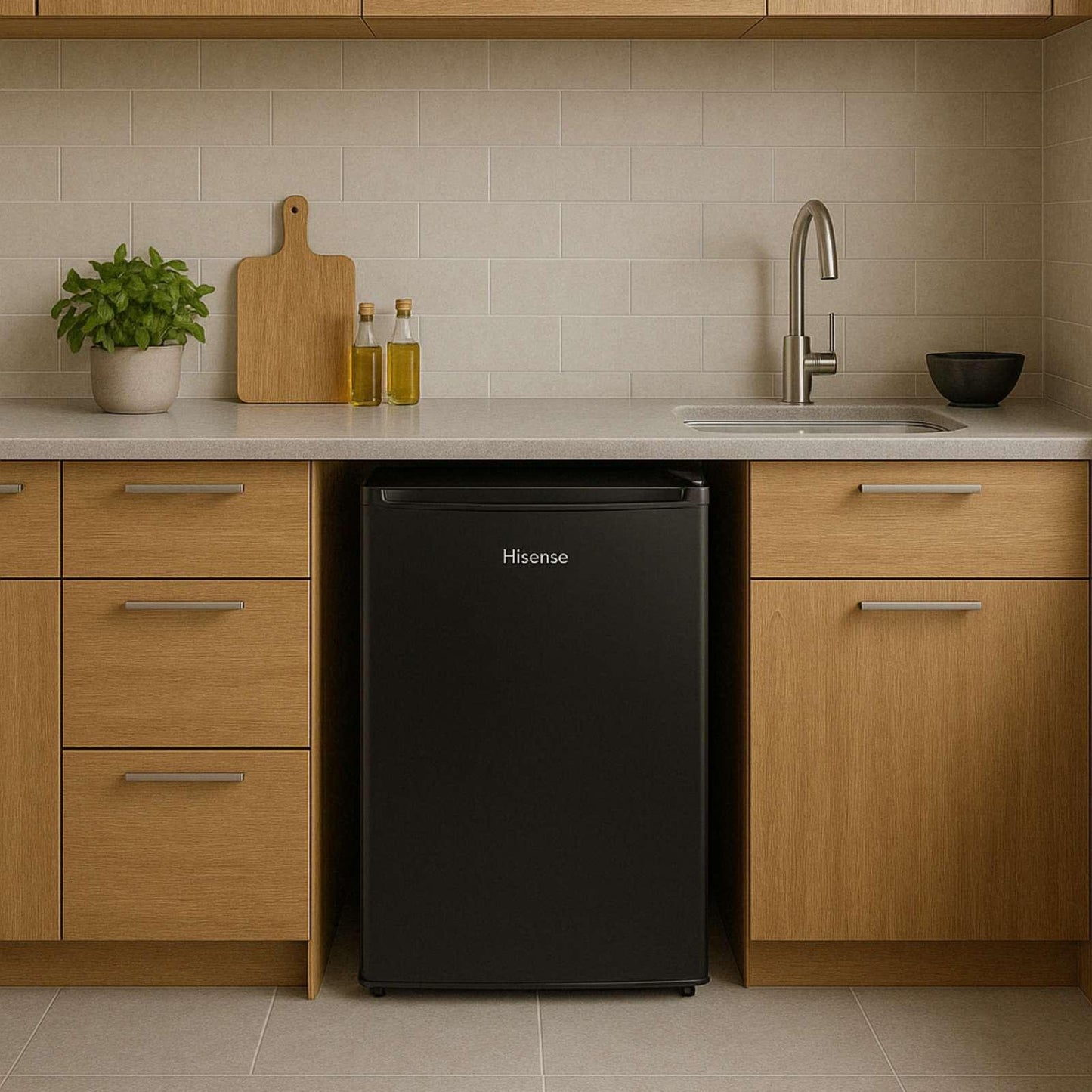 Frigobar Hisense 4.3 Pies Cúbicos Negro RR43D6ABX1