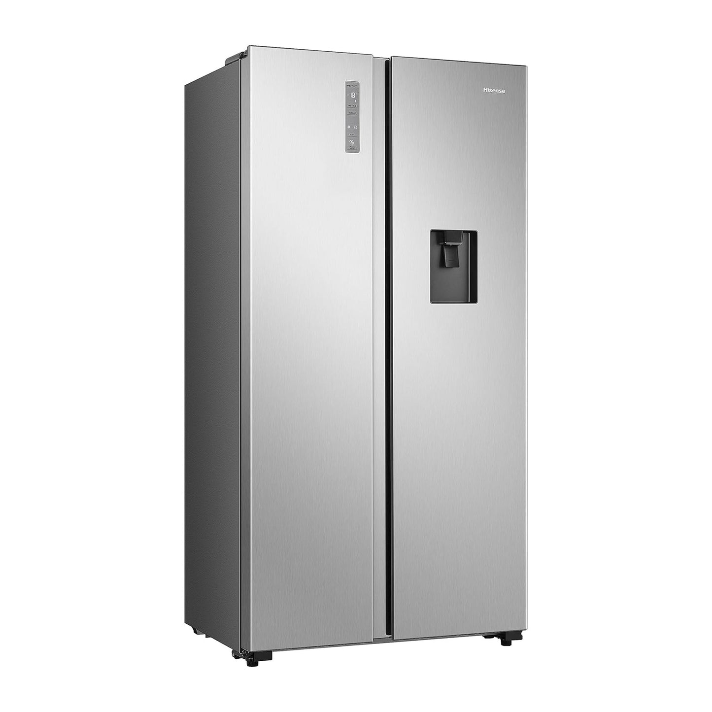 Refrigerador 18 Pies Cúbicos Hisense Side by Side Gris RS19N6WCX