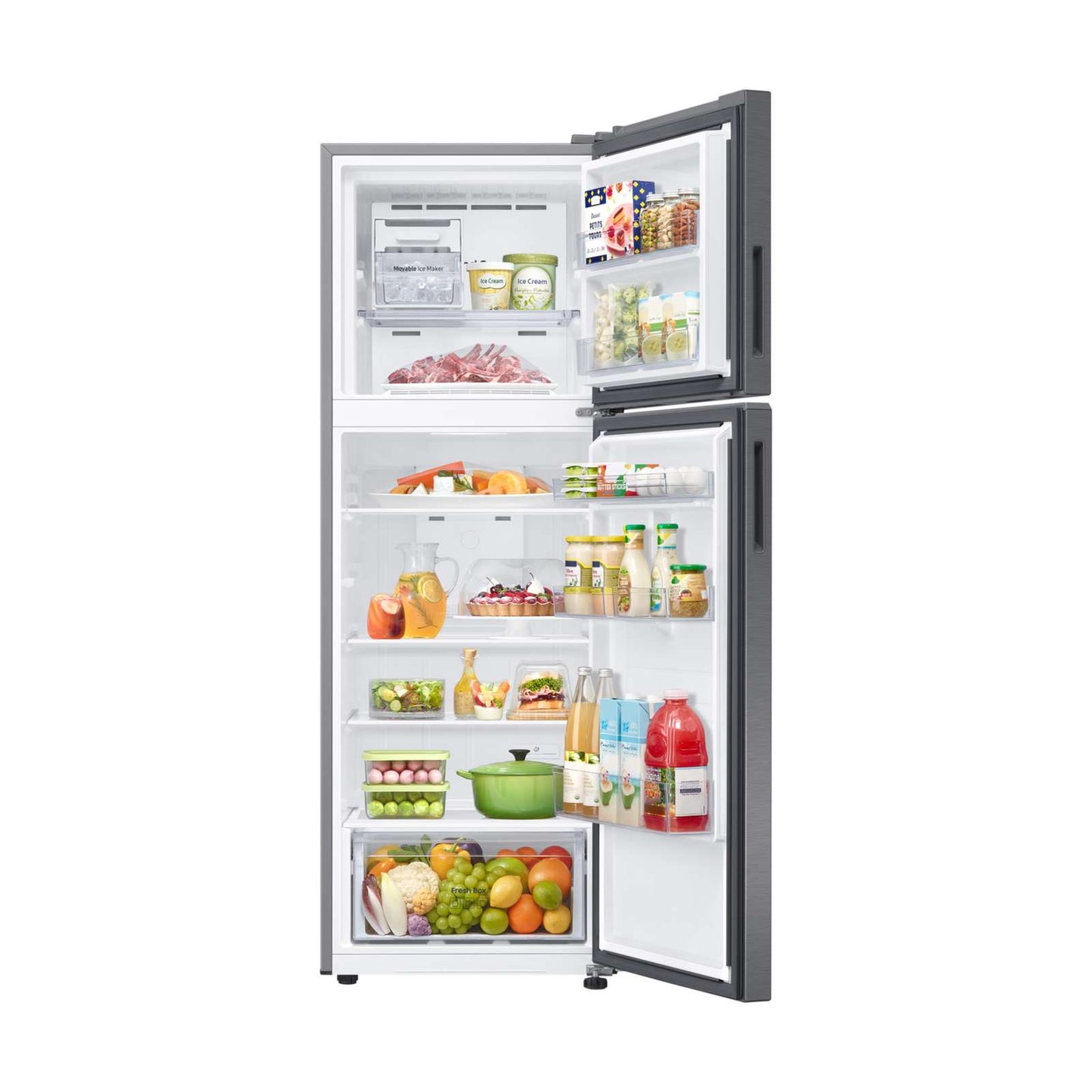 Refrigerador Samsung 11 Pies Cúbicos AI Top Mount Gris RT31DG5124S9