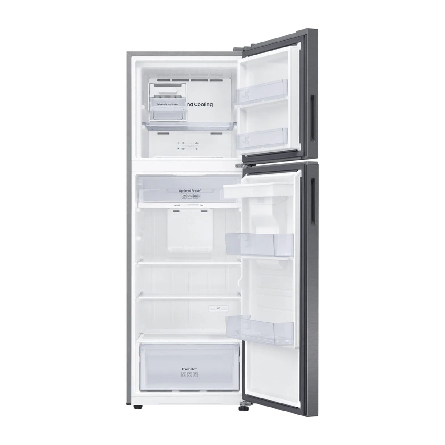 Refrigerador Samsung 12 Pies Cúbicos Gris Top Mount RT35DG5724S9